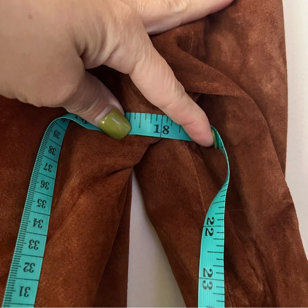 VINTAGE Suede Genuine Leather Jacket Women’s SIZE‎ 8 blazer western equestrian - Picture 4 of 5